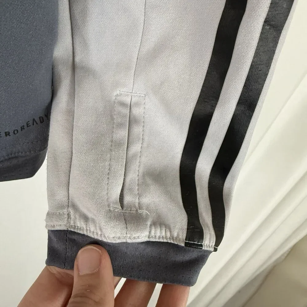 Sporting Kansas City Jacket Women's XS Grey White 1/4 Zip Pullover ADIDAS - Picture 10 of 13